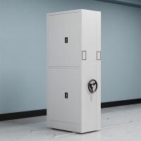 臻远 ZY-SY-55 移动手摇密集文件柜架 100*56*236cm 灰白色 (单位:台)