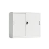 臻远 ZY5062249 钢制铁门移门文件柜 90*40*76cm（单位：台）白色