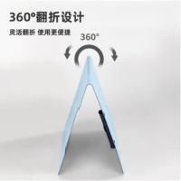 得力（deli） 5016 文件夹 A4 PP材质 竖式 11mm 包装1/24/96 (单位：个) 浅蓝