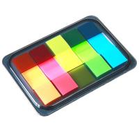 得力（deli） 9060 指示标签 44*12mm 20张*5pcs /袋 混色 (单位：包) 混色