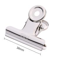 得力（deli） 9524 圆形铁票夹 金属夹 6只  38mm 银色（单位：包）