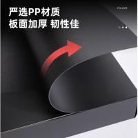 得力（deli）  5622 粘扣档案盒 A4 35mm (单位：个) 黑色