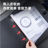 得力（deli）  5622 粘扣档案盒 A4 35mm (单位：个) 黑色