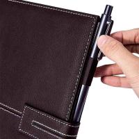 得力（deli） 3343 插芯皮面本 25K-210mm*143mm/120张 (单位:本)棕
