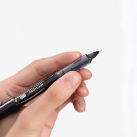 得力（deli）  S656-Q1 直液式走珠笔0.5mm全针管 12支/盒 (单位:盒)黑色