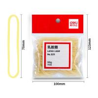 得力（deli） 3211 橡皮筋 30G 微黄色 (单位:包)