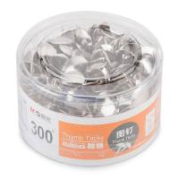 晨光（M&G） ABS92604 镀镍图钉 10mm×10mm  （单位：筒） 银色