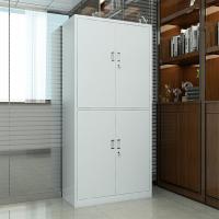 臻远 ZY50212004 钢制通双节文件柜 850*390*1800mm 灰白色 (单位:台)