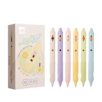 得力（deli）SA770 按动中性笔 0.5mm 12支/盒（单位：盒）黑
