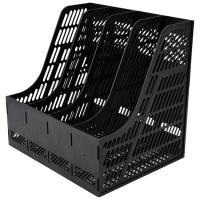 得力（deli） 9848 文件栏 四联  313*-262*325mm 塑料 (单位：个) 黑色