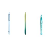 点石（dianshi） DS-365E 时空舱硅胶笔袋文具套装 中性笔*5+荧光笔*1+活动铅笔*1+活动铅芯*1+旋转橡皮*1+探星号笔袋*1 (单位: 套)蓝绿色
