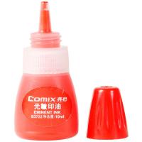齐心（COMIX）  B3722 光敏印油 10ML 28*63mm(单位：瓶) 红色