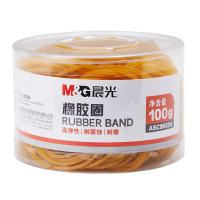 晨光（M&G） ASC99334 橡皮筋 100g （单位：筒) 黄色