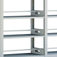 臻远 ZY5060913 图书架 280*45*200cm 白色 (单位:组)