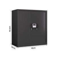 臻远 ZY5062409 单节电子锁带斗保密柜 90*42*95.5cm （单位：台）黑色