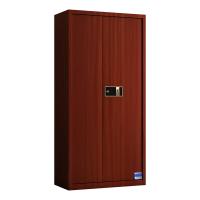 臻远 ZY5062418 通门指纹锁带斗保密柜 90*42*185cm（单位：台）红木纹