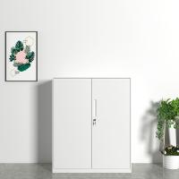 臻远 ZY5062273 钢制窄边铁门文件柜 90*40*76cm 白色 (单位:台)