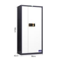 臻远 ZY-SY-251 保密文件柜 90*42*185cm 灰白套色 通门指纹锁 (单位:台)
