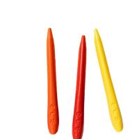 得力（deli）HM730-24 24色有点艺思三角杆塑料蜡笔 108mm（单位：桶）混