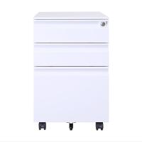 臻远 ZY5062214 钢制三抽矮柜 39*50*60cm 白色 鹅颈款 (单位:台)