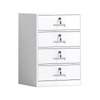 臻远 ZY5052337 钢制活动柜 四抽 44*39*65cm（单位：台）白色