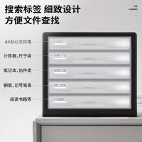 得力（deli） 9775 文件柜 五层 黑色     (单位:只)