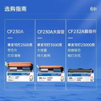 格之格 cf230a 2500页 适用惠普m227fdw m227fdn m227sdn m203dw m203d m203dn HP230a 硒鼓 （单位：支） 黑色