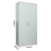 臻远 ZY50212001 钢制凭证柜 850*390*1800mm（单位：台）灰白色