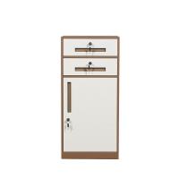 臻远 ZY5062206 钢制文件柜二抽矮柜 85*40*39cm（单位：台）咖色