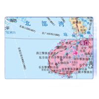 得力（deli）18074 中国地图 760*540mm（单位：袋）本色