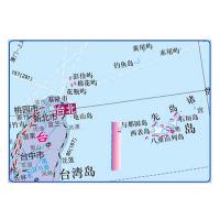 得力（deli）18074 中国地图 760*540mm（单位：袋）本色