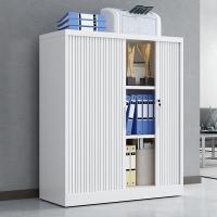 臻远 ZY5062073 钢制卷门文件柜 90*45*90cm（单位：台）纯白色