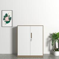 臻远 ZY5062274 钢制窄边铁门文件柜 90*40*76cm（单位：台）咖白