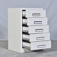 臻远 ZY5062226 钢制矮柜 单五斗柜 44*39*70cm（单位：台）灰白色