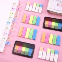 得力（deli） 9060 荧光膜索引指示标签 便利贴 44*12mm 彩色（单位：盒）
