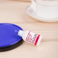 得力（deli） 9873 原子印油 10ml 蓝色 (单位:瓶)