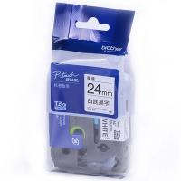 兄弟（brother） TZe-251 标签机色带 24mm 适用机型:兄弟 PT3600/PT1280/PT18R/PT2420PC/PT2700/PT2500PC (单位：个） 白底黑字 新老包装随机发货