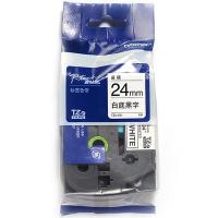 兄弟（brother） TZe-251 标签机色带 24mm 适用机型:兄弟 PT3600/PT1280/PT18R/PT2420PC/PT2700/PT2500PC (单位：个） 白底黑字 新老包装随机发货