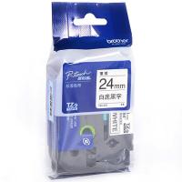 兄弟（brother） TZe-251 标签机色带 24mm 适用机型:兄弟 PT3600/PT1280/PT18R/PT2420PC/PT2700/PT2500PC (单位：个） 白底黑字 新老包装随机发货