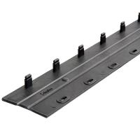 得力（deli） 3825 10孔装订夹条 300*5mm 100支/盒（单位：盒）黑色