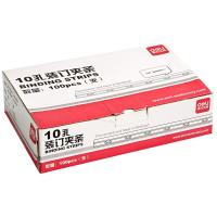 得力（deli） 3825 10孔装订夹条 300*5mm 100支/盒（单位：盒）黑色