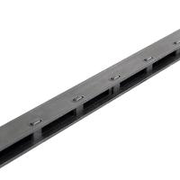 得力（deli） 3825 10孔装订夹条 300*5mm 100支/盒（单位：盒）黑色