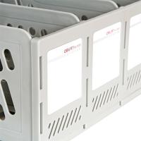 得力（deli） 9838 五联文件框 340*255*270mm 灰色（单位：个）