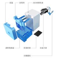 得力（deli） 0744 手动卷笔刀 手动 蓝色 (单位:个)
