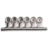 晨光（M&G） ABS92643 圆形票夹 51mm 6个/盒(单位：盒) 银色