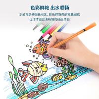 得力（deli） 1884988 细六角杆水彩笔 12色水彩笔 (单位:筒)