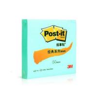 3M 654P-BG 报事贴 76*76mm  (单位：本 )蓝绿色