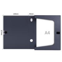 得力（deli） 5606 档案盒 A4/55MM（单位：只）深灰色