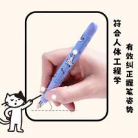 白雪（snowhite） FP082 直液式换囊钢笔 EF尖 1笔+4囊(单位：卡) 黑墨水 外观颜色随机