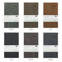 得印（befon） 3709 商务皮面笔记本记事本 A6 黑铁色（单位：本）